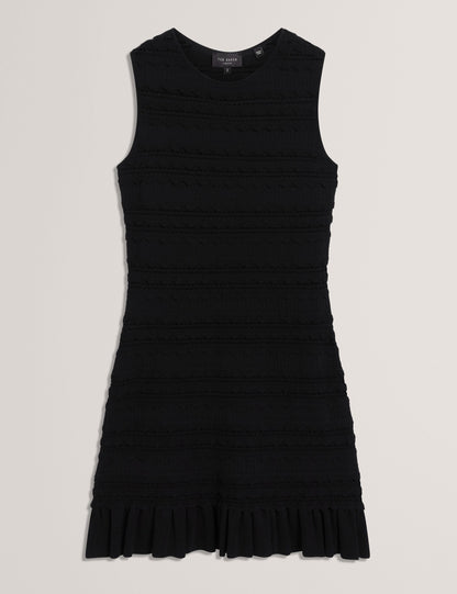 Ted Baker Avela Scallop Detail Flippy Bodycon Mini Dress Women's