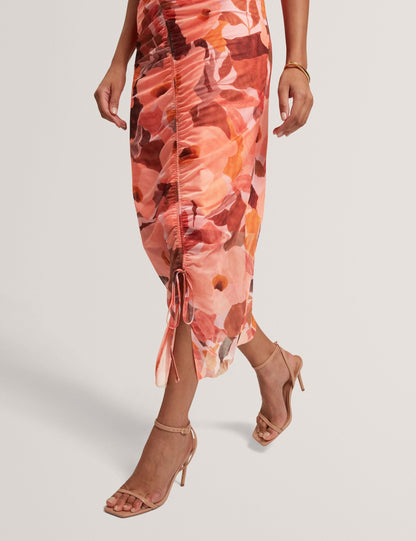 Ted Baker Elyra Garden Print Sleeveless Mesh Bodycon Dress Women's