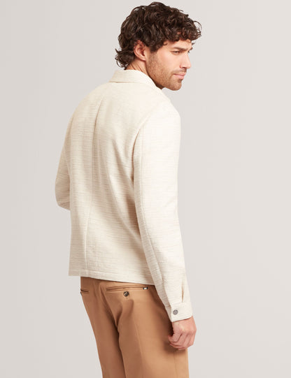 Ted Baker Rustich Textured Cotton Blend Harrington Jacket
