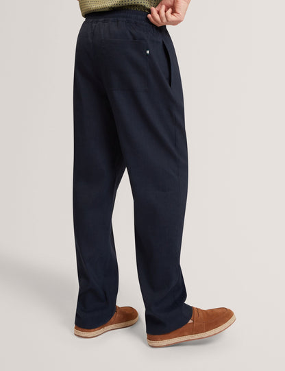 Ted Baker Culverr Relaxed Linen Blend Elasticated Trousers