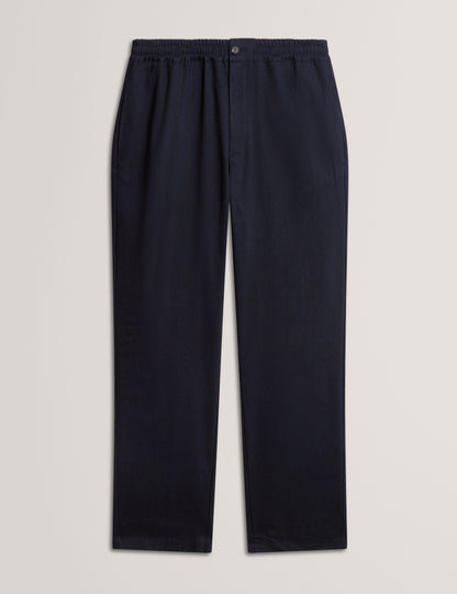 Ted Baker Culverr Relaxed Linen Blend Elasticated Trousers