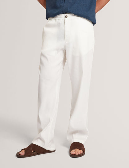 Ted Baker Culverr Relaxed Linen Blend Elasticated Trousers