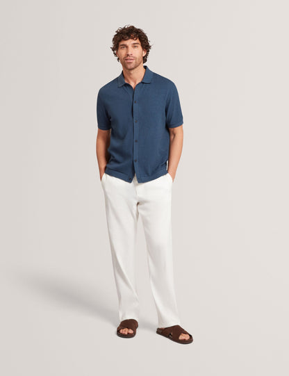Ted Baker Culverr Relaxed Linen Blend Elasticated Trousers