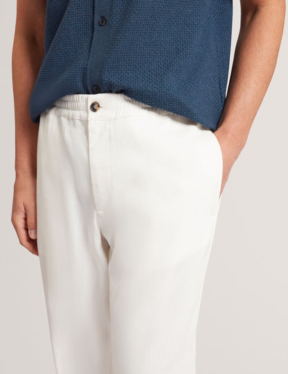 Ted Baker Culverr Relaxed Linen Blend Elasticated Trousers