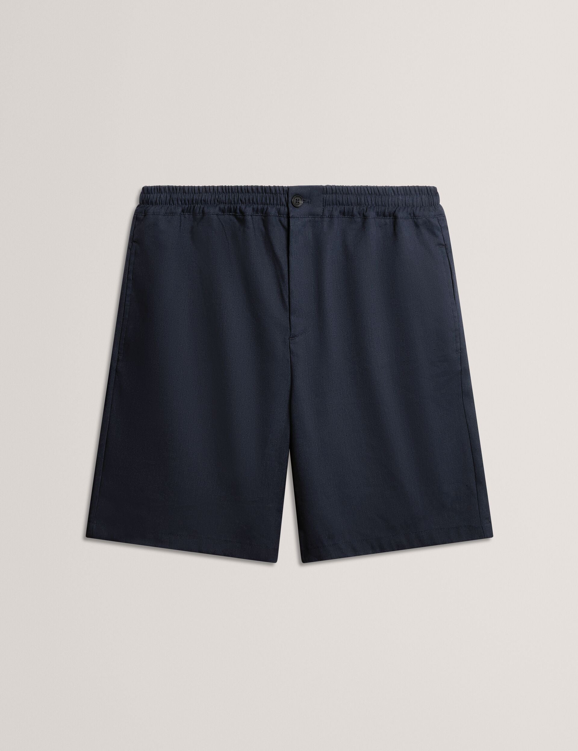 Ted Baker Culves Relaxed Linen Blend Elasticated Shorts