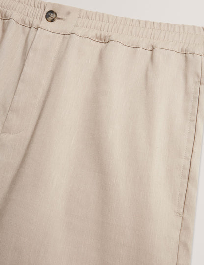 Ted Baker Culves Relaxed Linen Blend Elasticated Shorts