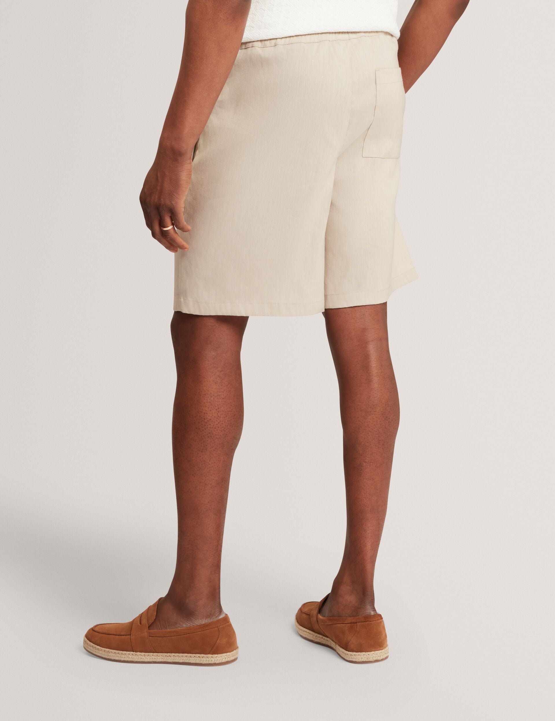 Ted Baker Culves Relaxed Linen Blend Elasticated Shorts