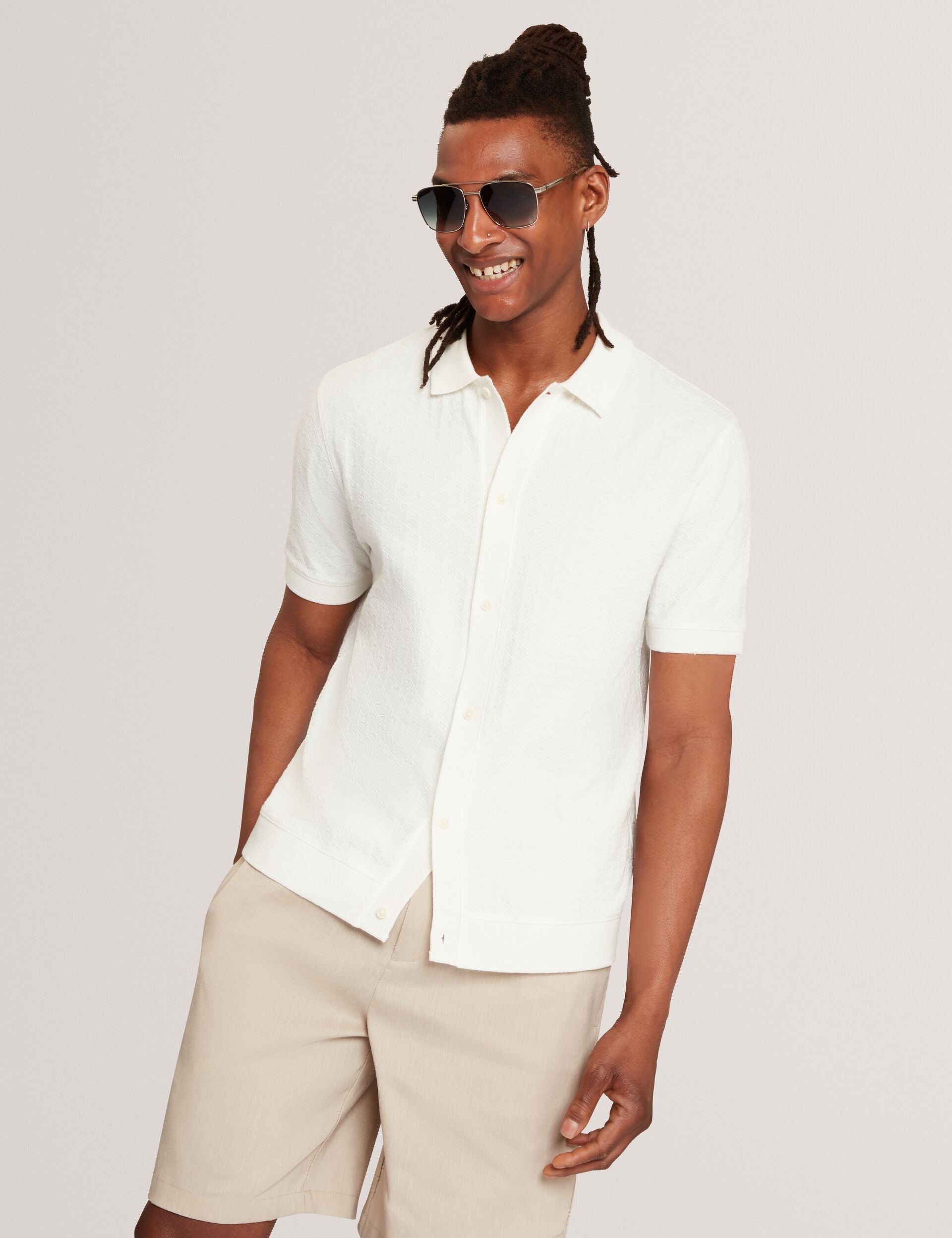 Ted Baker Culves Relaxed Linen Blend Elasticated Shorts