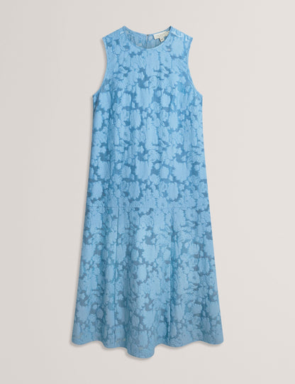 Ted Baker Bayiia Burnout Floral Drop Waist Midi Dress Women's