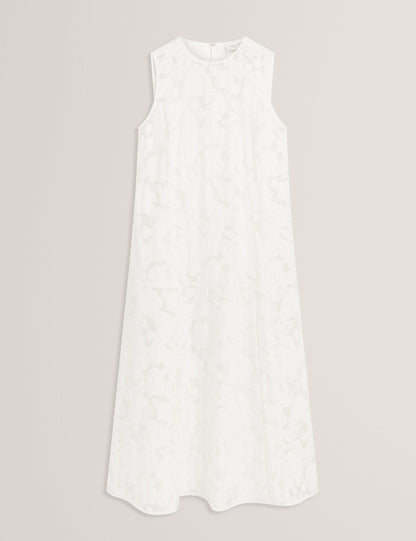 Ted Baker Bayiia Burnout Floral Drop Waist Midi Dress Women's
