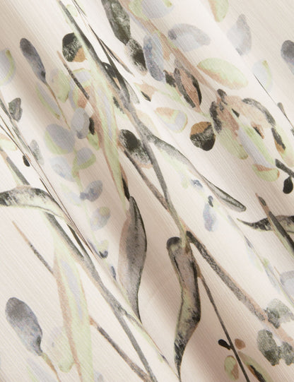Ted Baker Gildaa Leaf Print Cape Detail Maxi Dress Women's