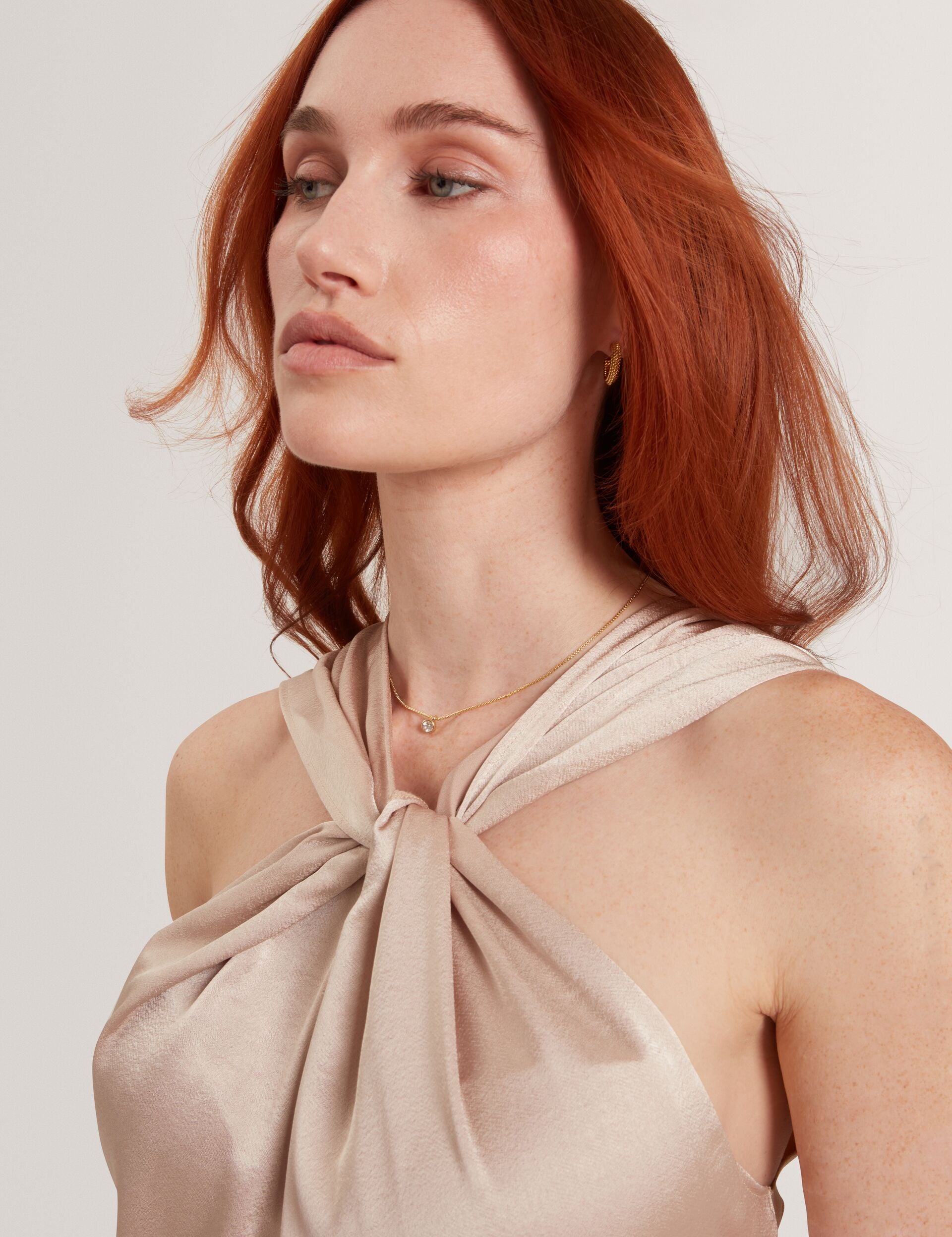 Ted Baker Mellana Knitted Twist Neck Midi Dress Women's