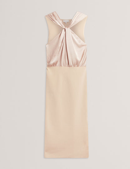 Ted Baker Mellana Knitted Twist Neck Midi Dress Women's
