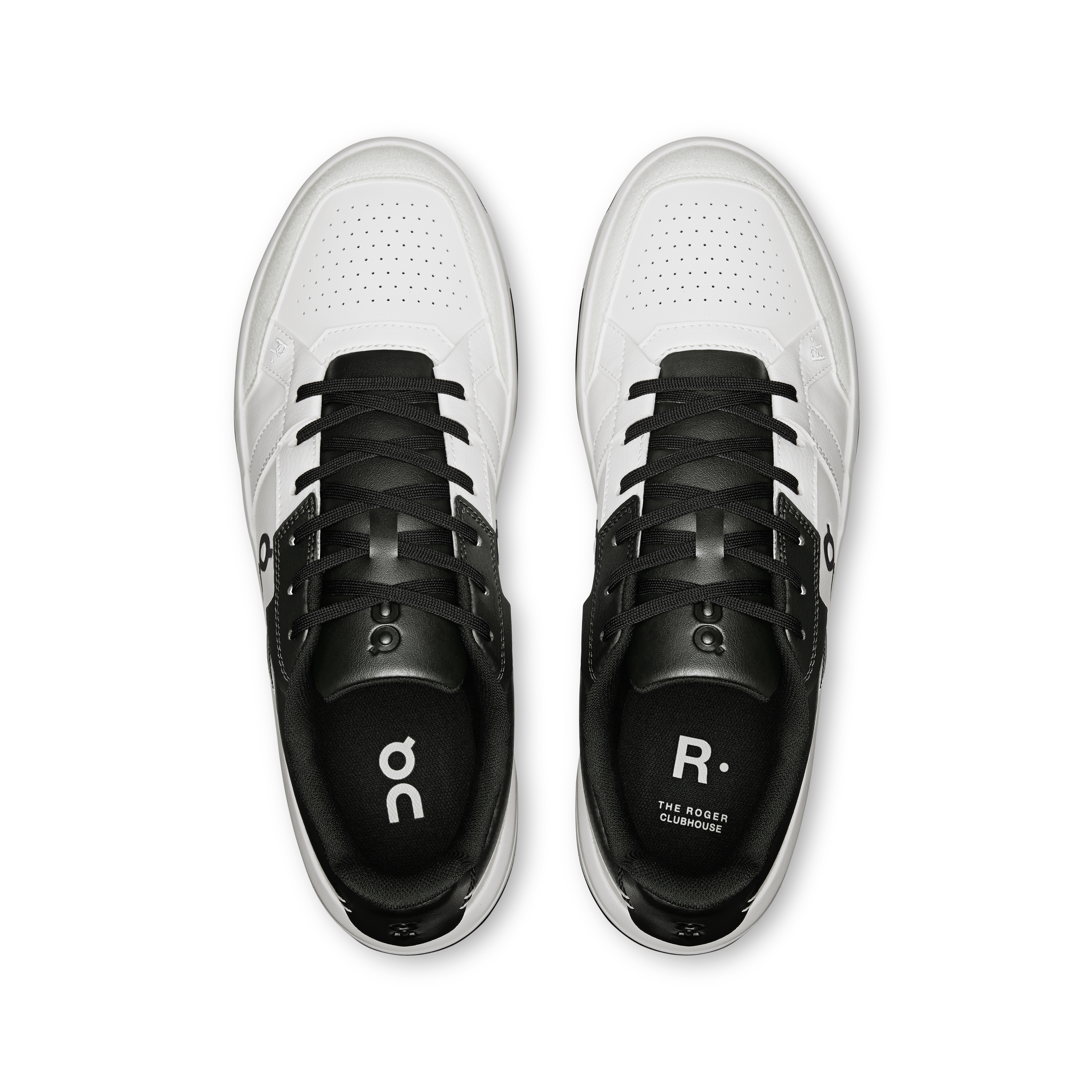 On The Roger Clubhouse White Black