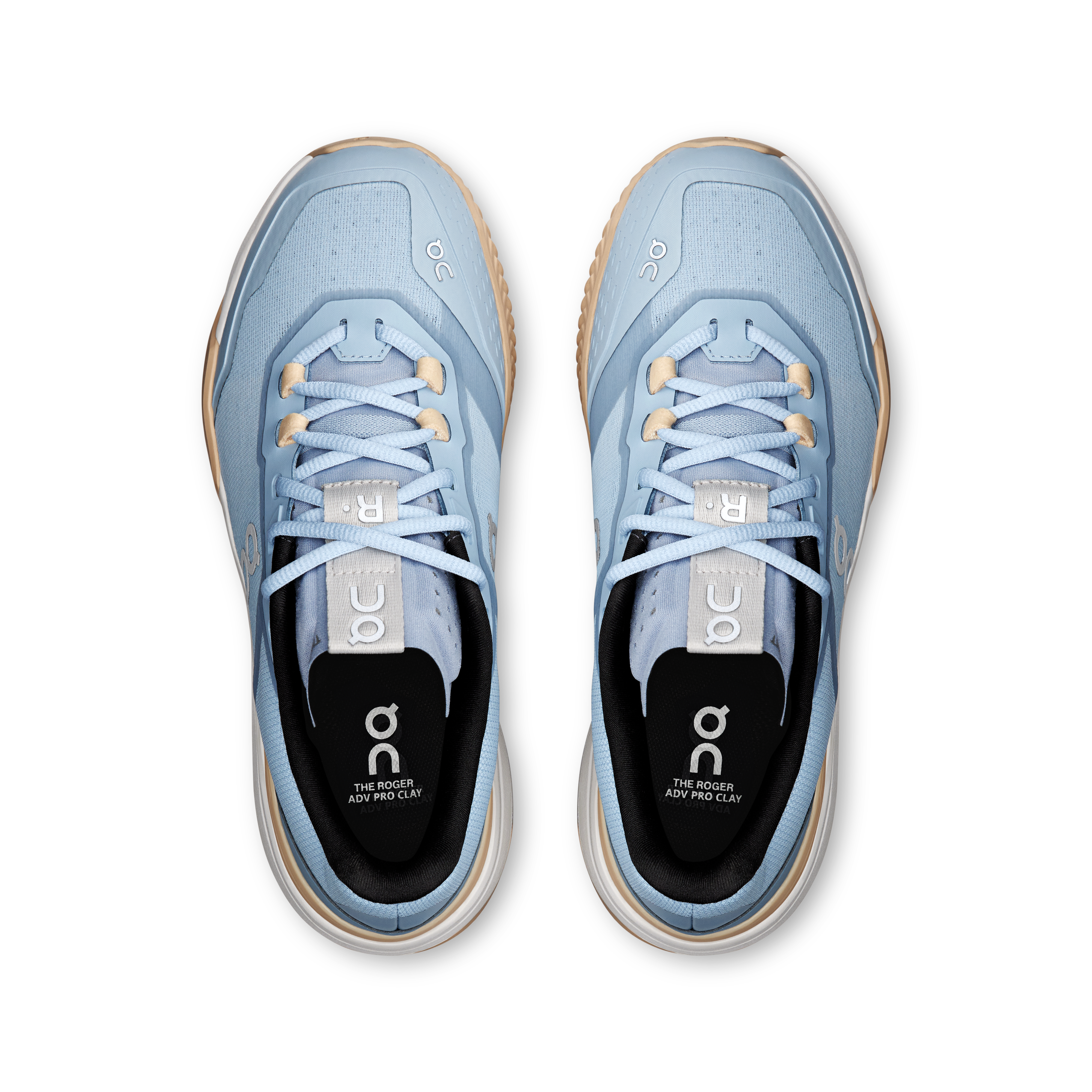 on running the roger advantage pro clay chambray blon runningde (women's)