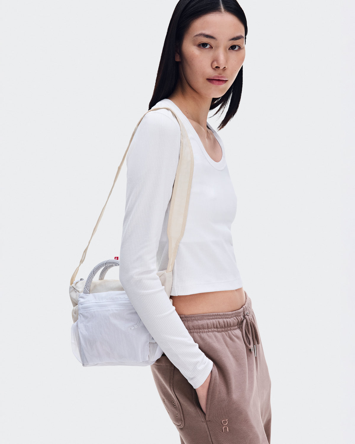 On All-Day Ribbed Long-T White (Women'S)