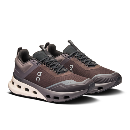 on running cloudnova x pebble black (women's)