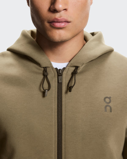 On Focus Tech Zip Hoodie Kalamata