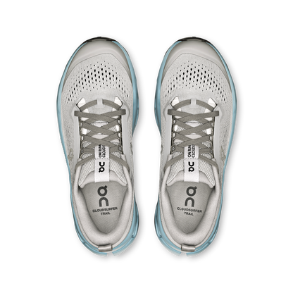 on running cloudsurfer trail 2 glacier dust (women's)