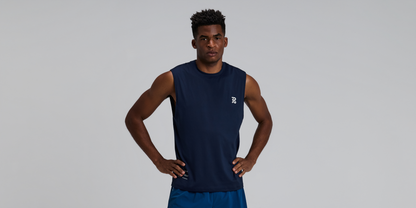 Bandit Mens Micromesh Run Tank Ny Navy