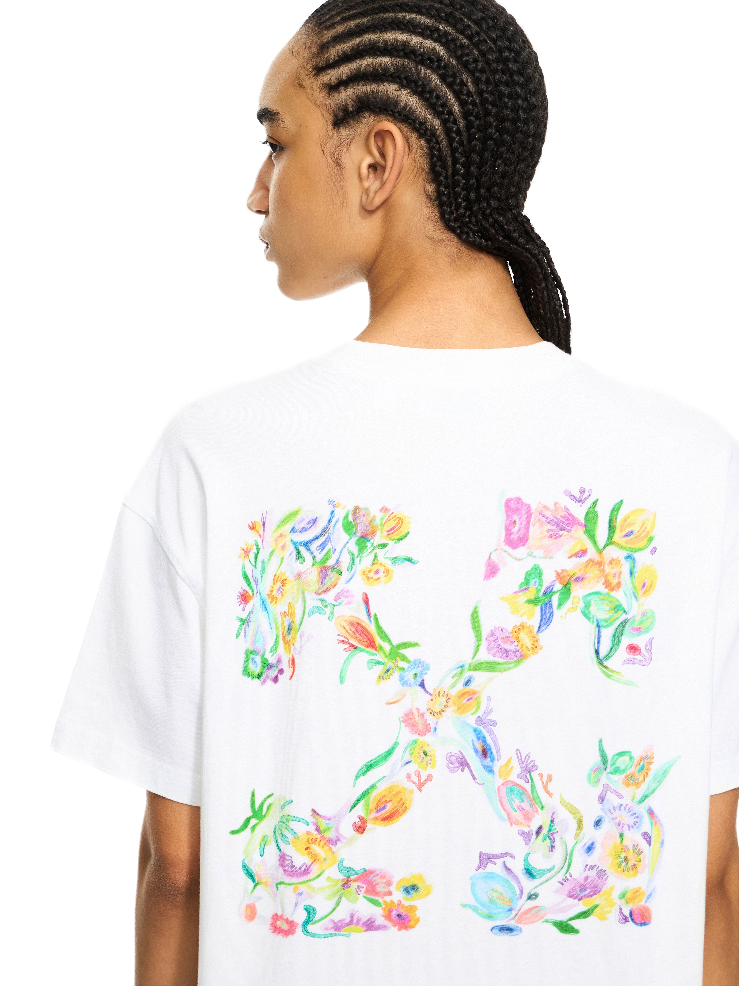 Off-White Arrow Glowing Flower Tshirt