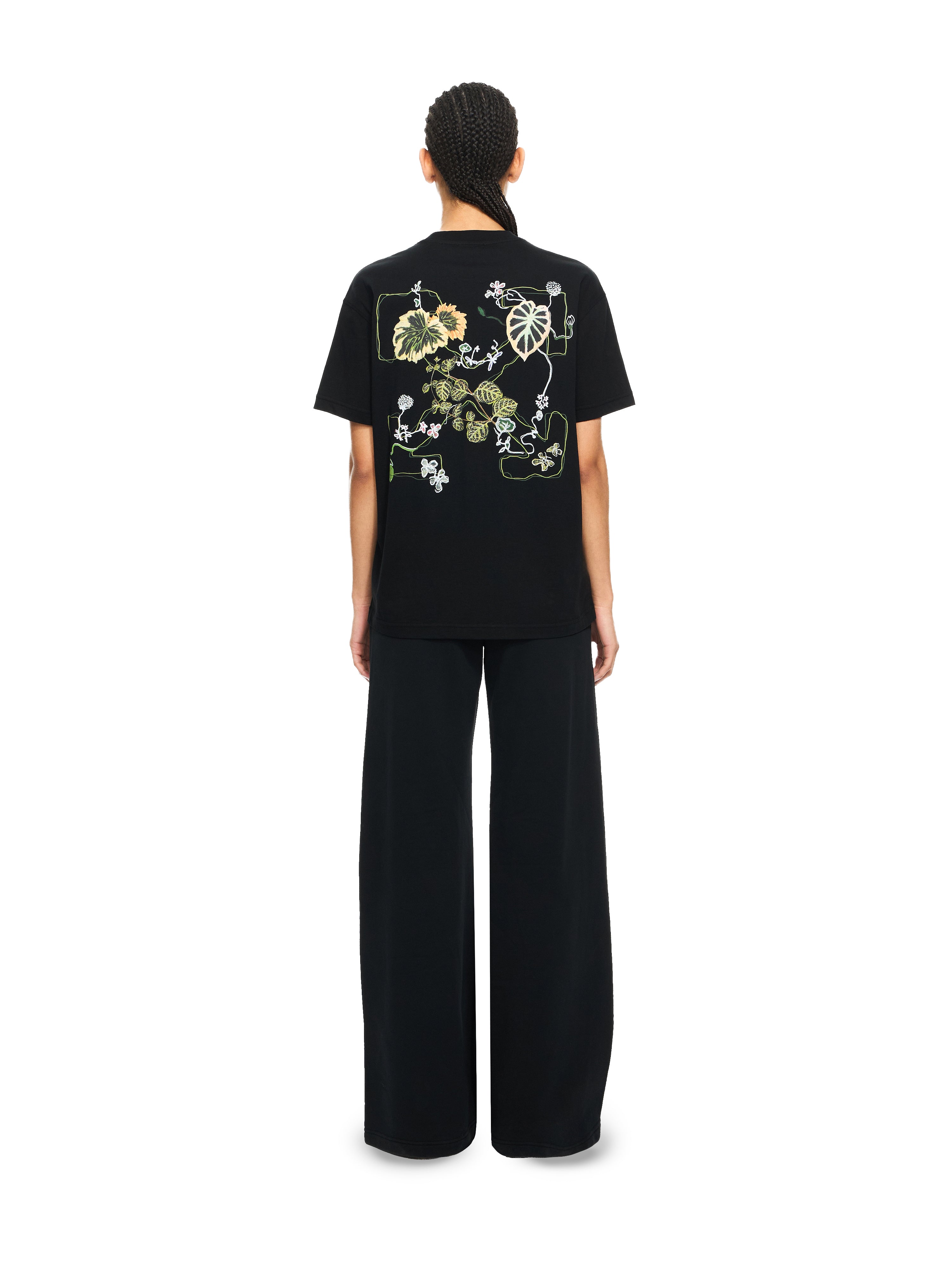 Off-White Arrow Leaves Tshirt Black