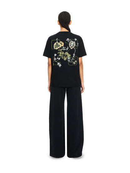Off-White Arrow Leaves Tshirt Black