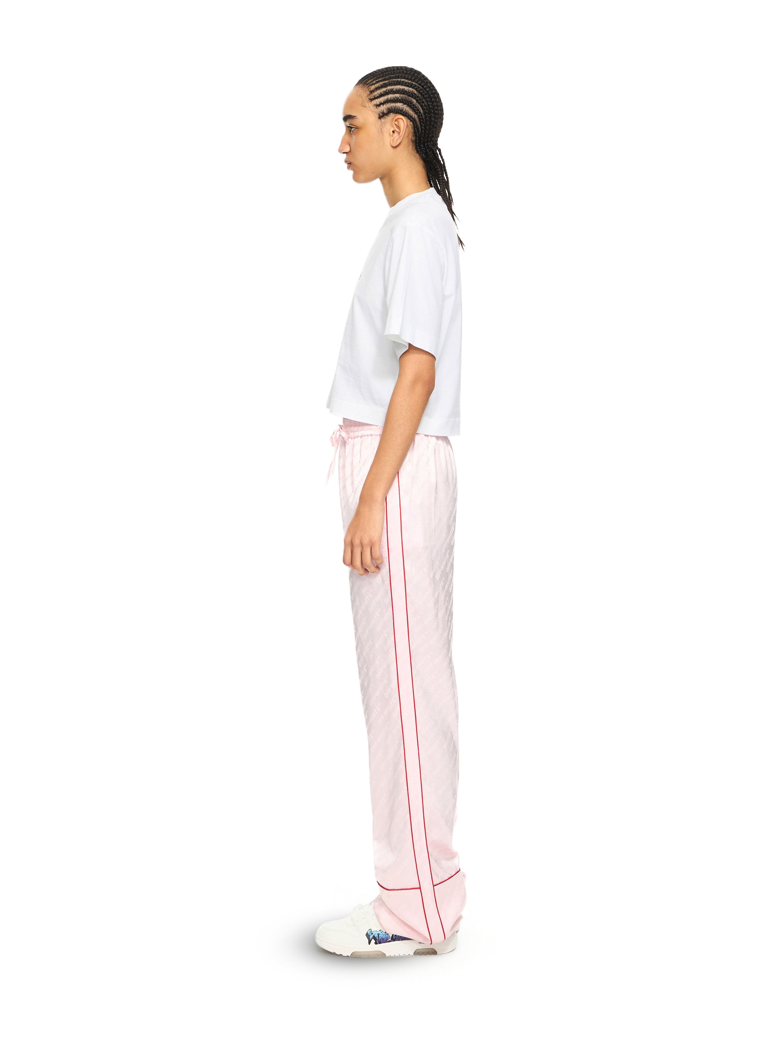 Off-White Bookish Glowing Flower Crop Tshirt