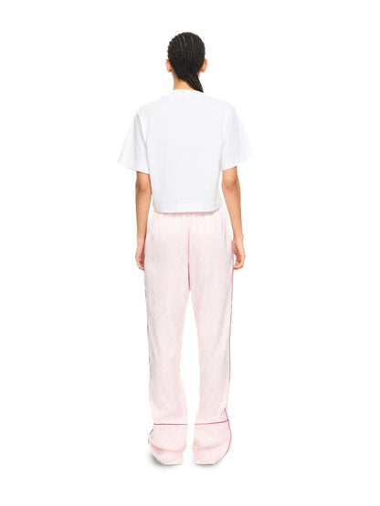 Off-White Bookish Glowing Flower Crop Tshirt