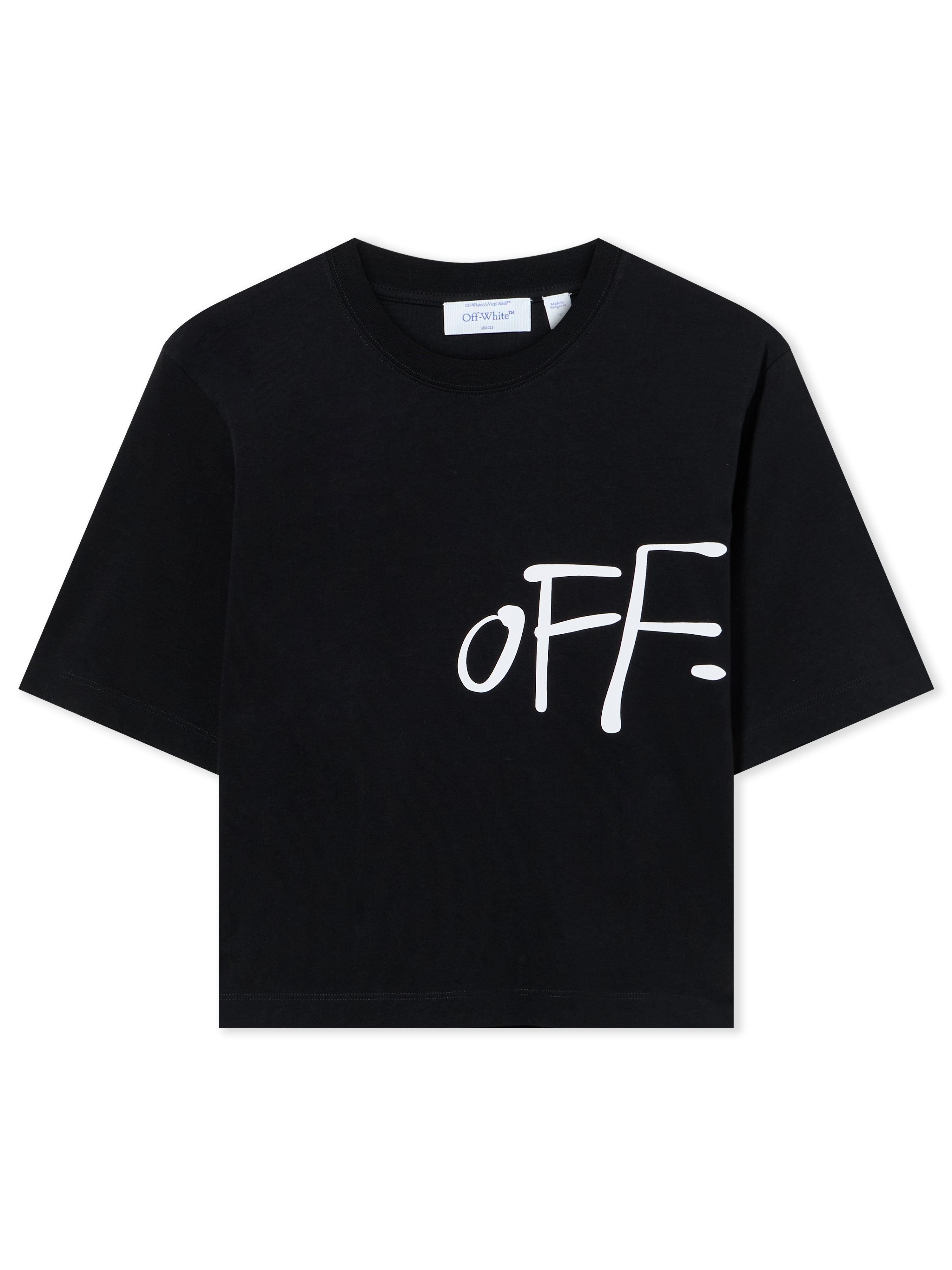 Off-White Shared Logo Boxy Tshirt Black