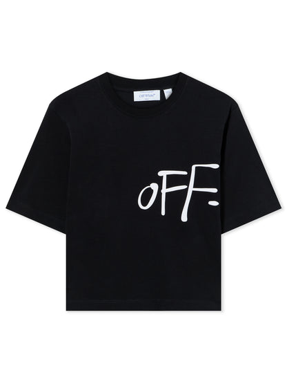 Off-White Shared Logo Boxy Tshirt Black