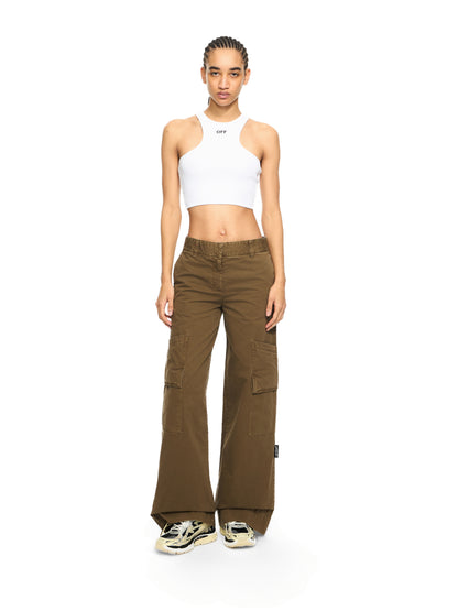 Off-White Off Stamp Ribbed Rowing Top