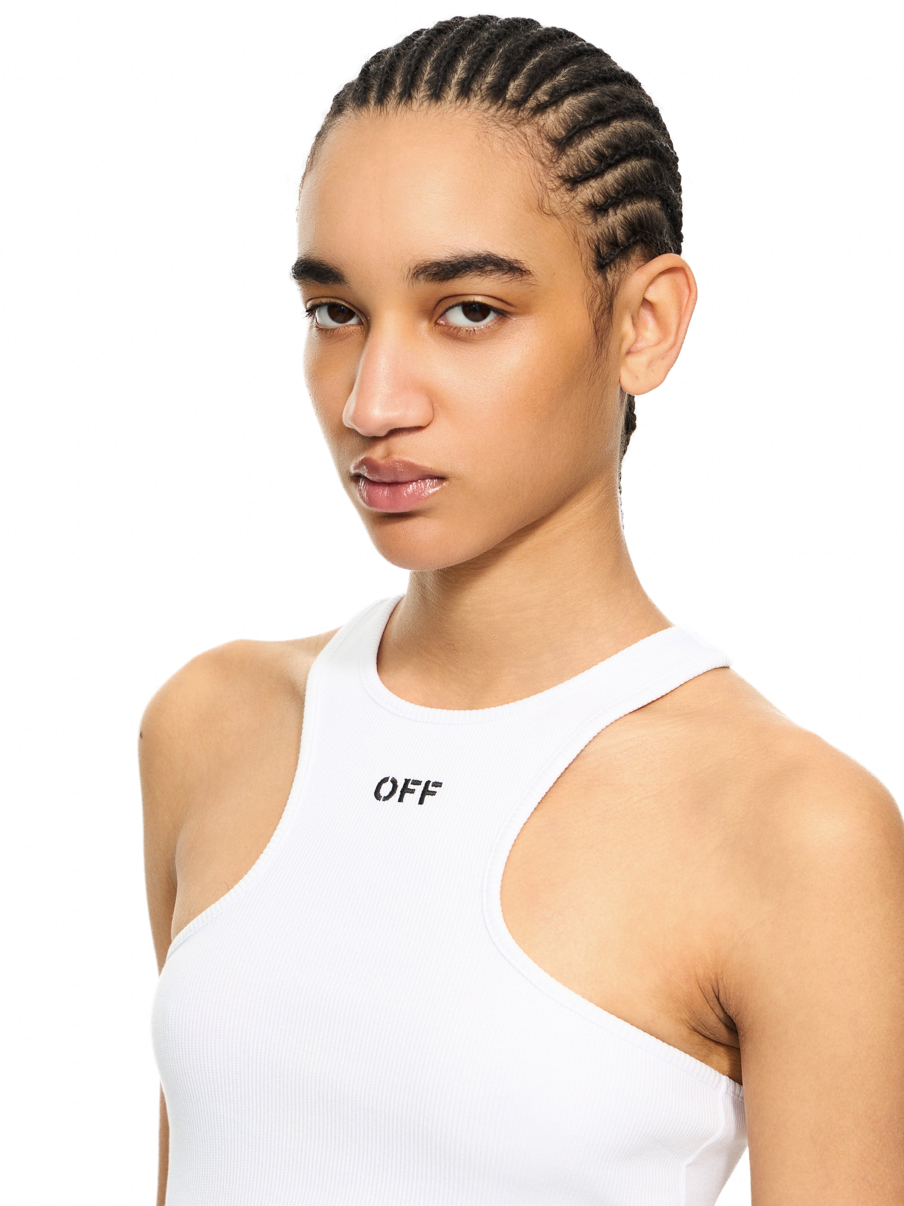 Off-White Off Stamp Ribbed Rowing Top