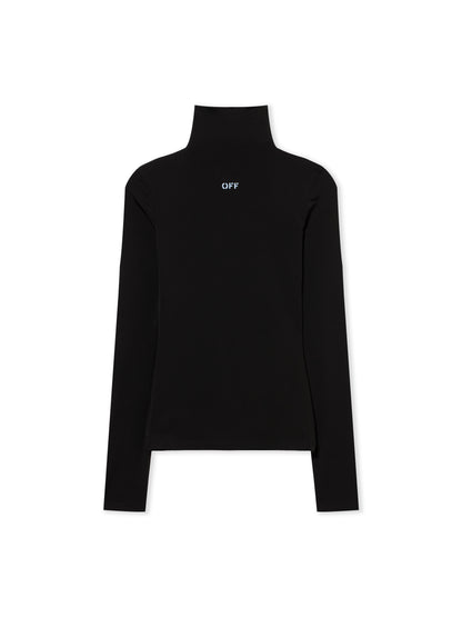 Off-White Off Stamp Second Skin Longsleeved Turtleneck Black