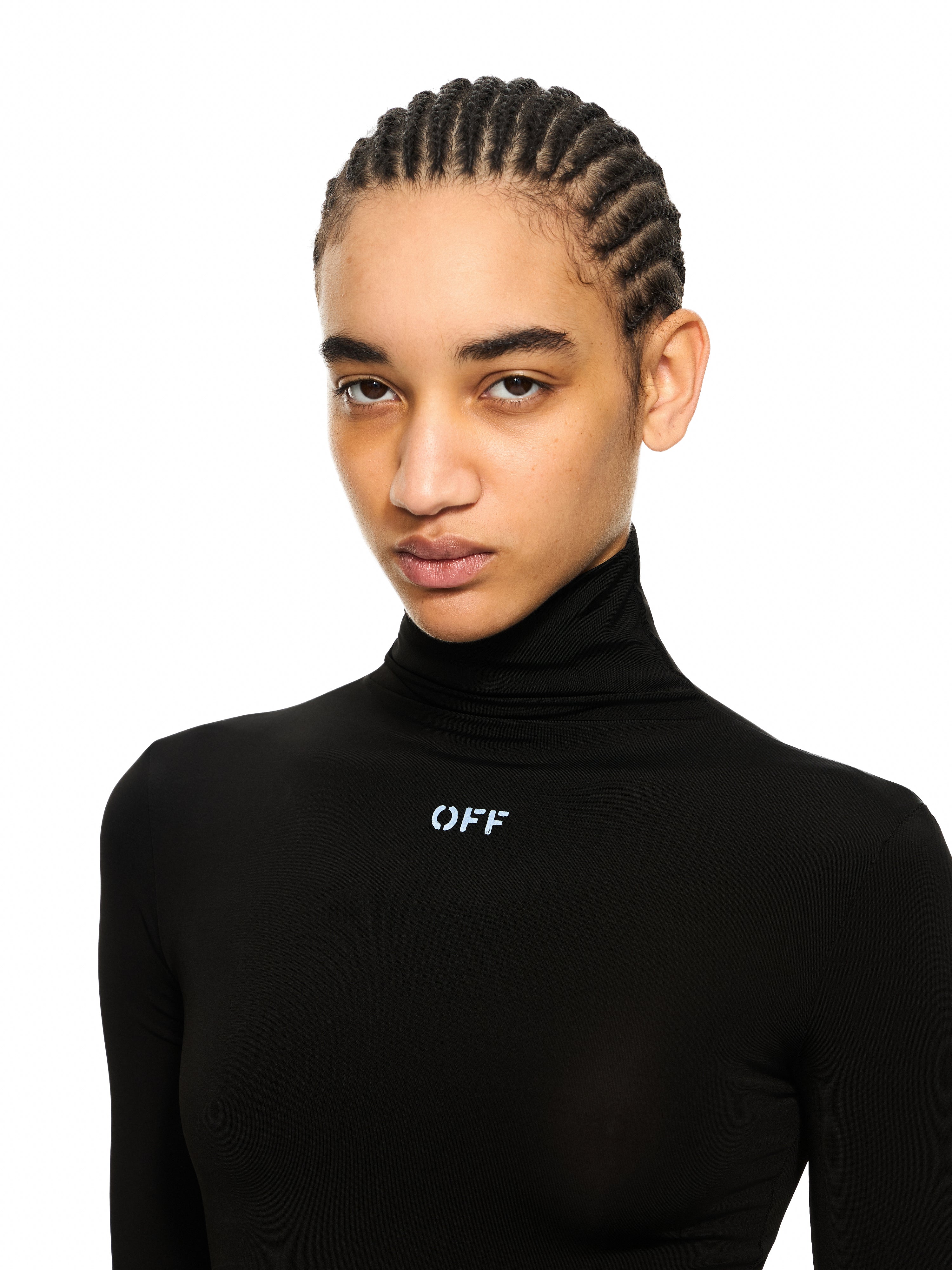 Off-White Off Stamp Second Skin Longsleeved Turtleneck Black
