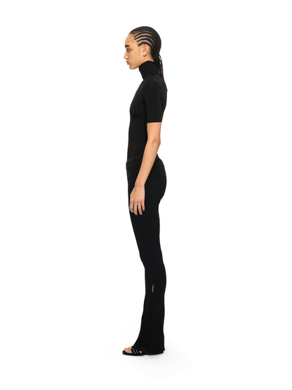 Off-White Off Stamp Second Skin Turtleneck Tshirt Black