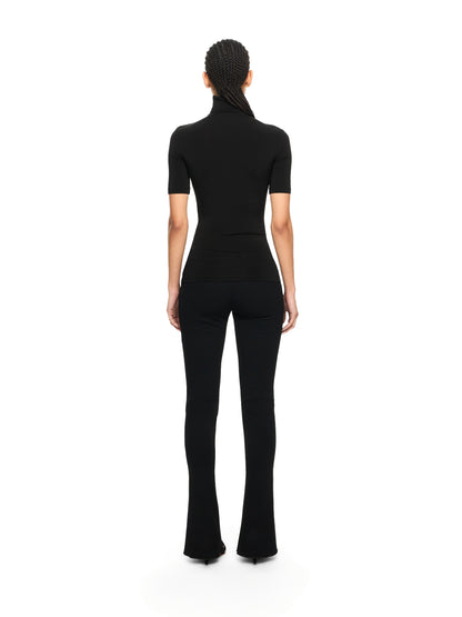 Off-White Off Stamp Second Skin Turtleneck Tshirt Black