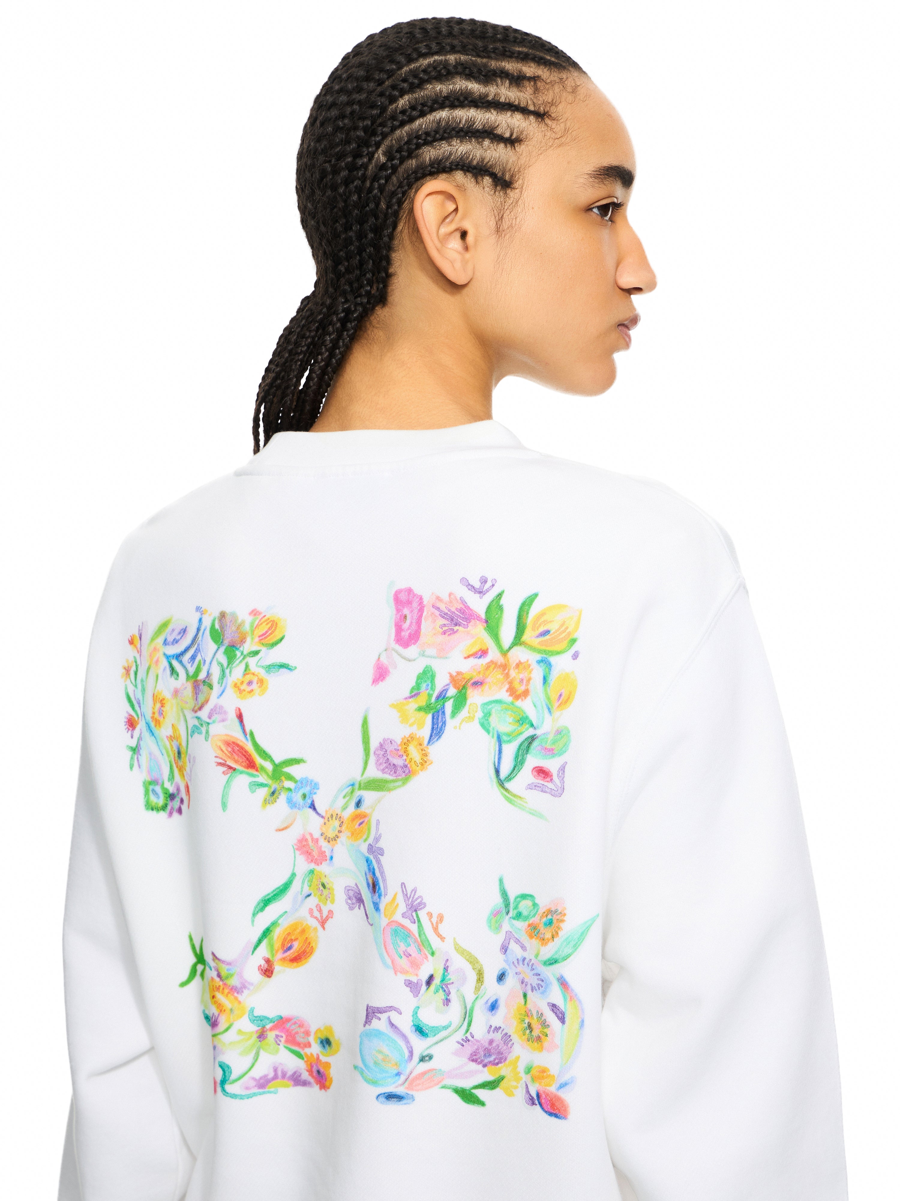 Off-White Arrow Glowing Flower Sweatshirt
