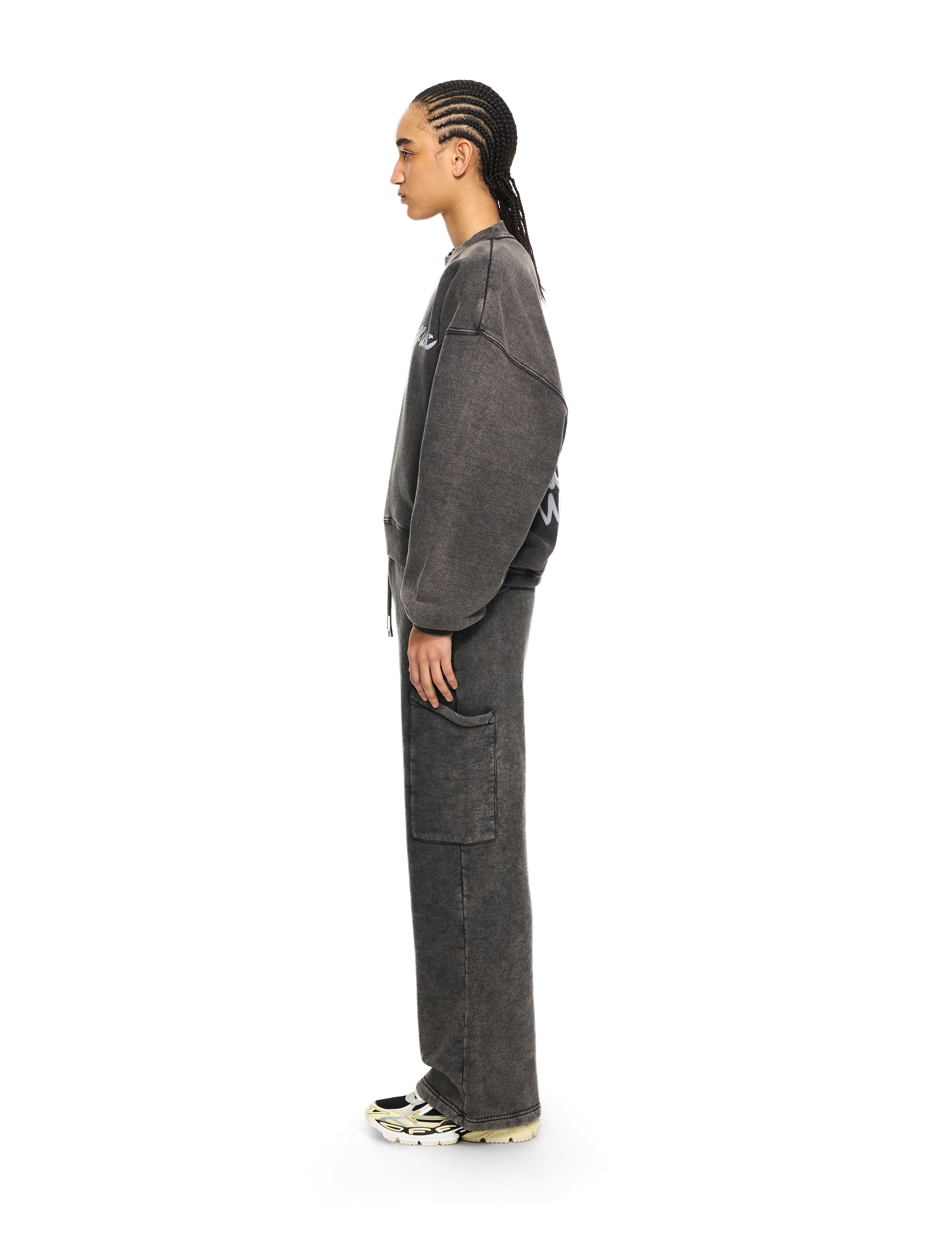 Off-White Off Marker Over Crew Sweatshirt Black