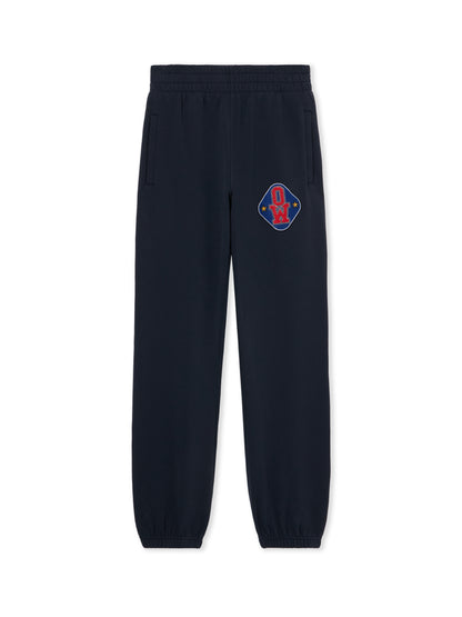 Off-White Royal Patch Cuff Sweatpants Red