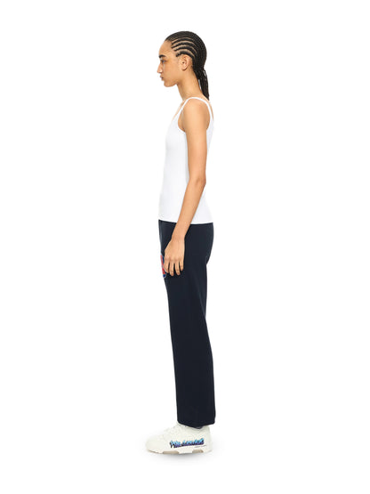 Off-White Royal Patch Cuff Sweatpants Red