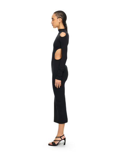 Off-White Sleek Meteor Dress Black