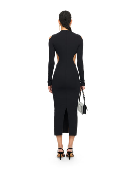 Off-White Sleek Meteor Dress Black