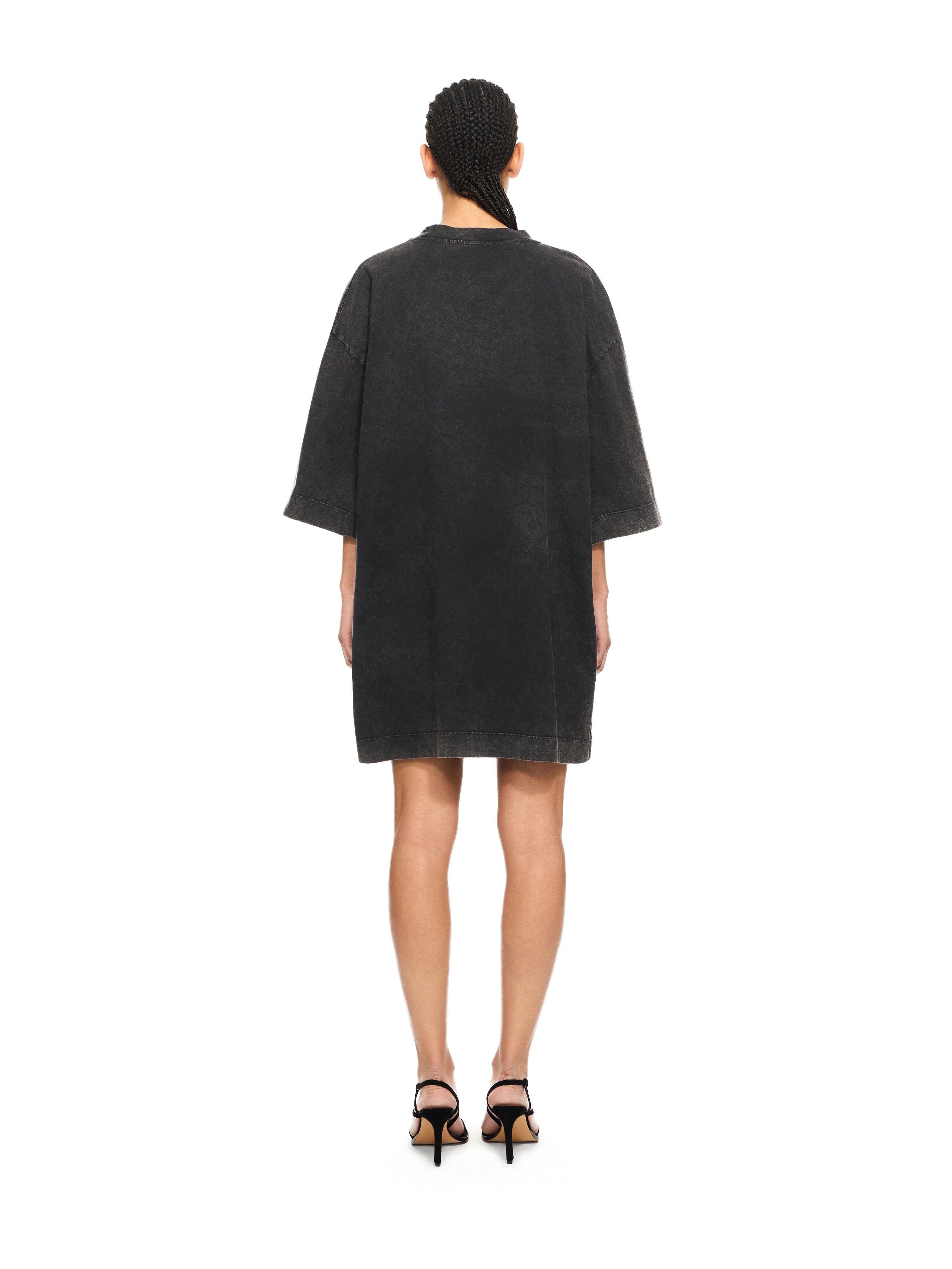 Off-White Over Tshirt Dress Black