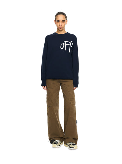Off-White Bookish Shared Knit Crewneck