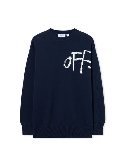 Off-White Bookish Shared Knit Crewneck