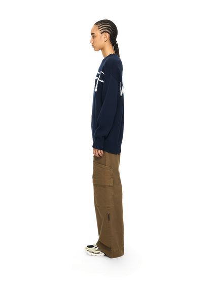Off-White Bookish Shared Knit Crewneck