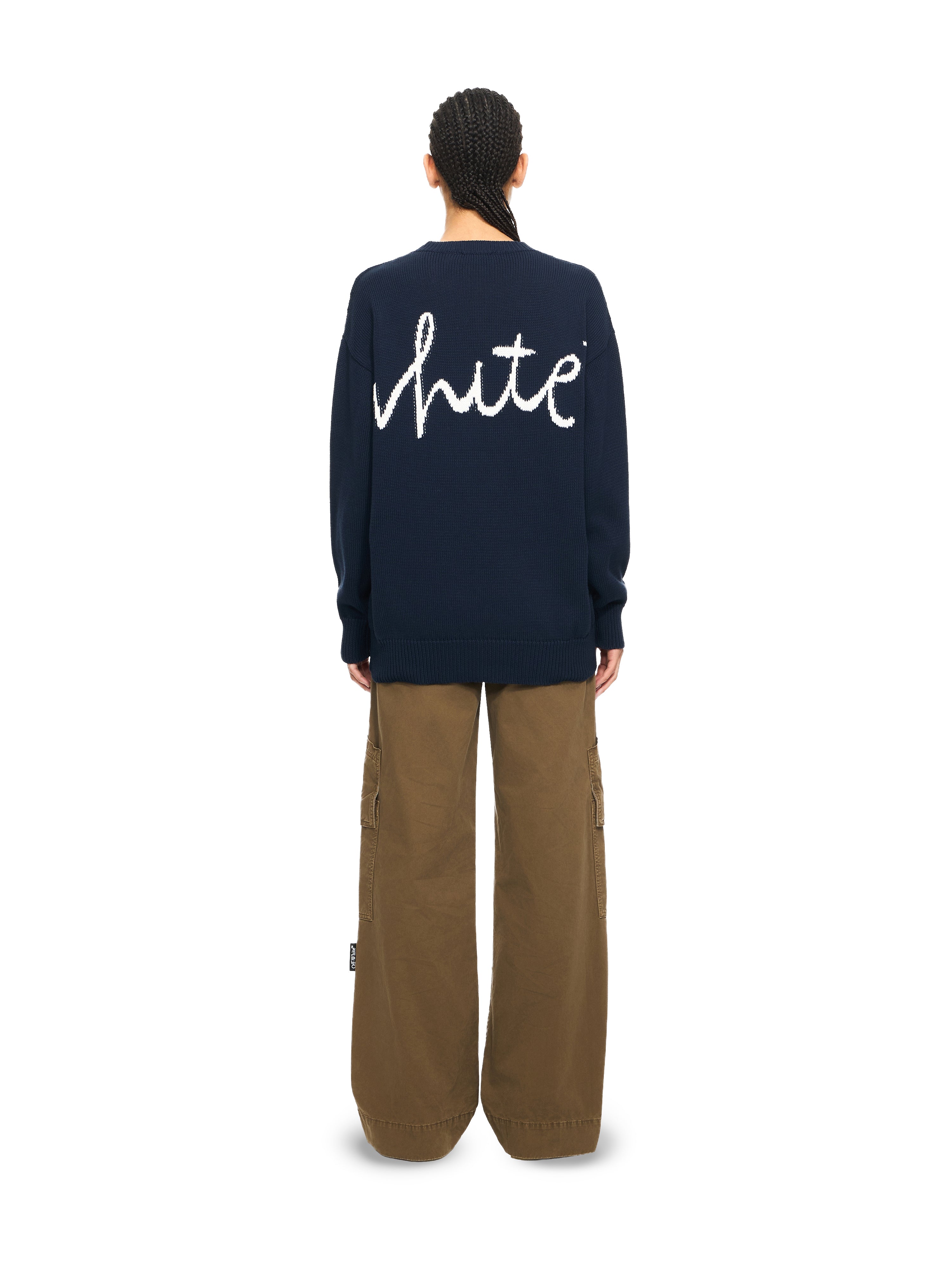 Off-White Bookish Shared Knit Crewneck
