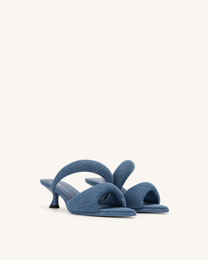 Jw Pei Sara Mule Denim Blue