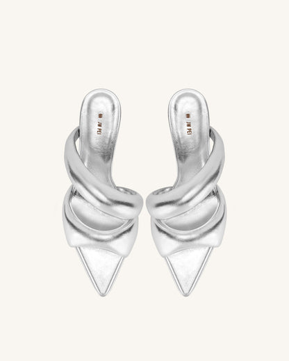 Jw Pei Sara Mule Silver